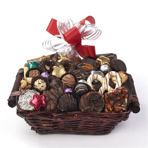 christmas chocolate gift basket